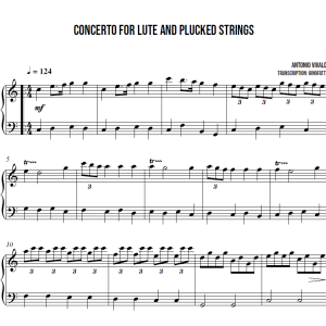 Concerto for lute and plucked strings - Vivaldi