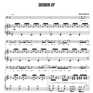 Growin' up - Bruce Springsteen