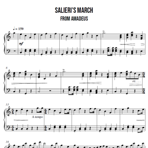 Salieri's march for welcome - Amadeus